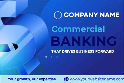 Custom Outdoor Yard Signs Multiple Sizes Commercial Banking
