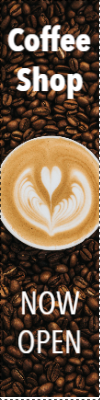 Custom Outdoor Yard Signs Multiple Sizes Coffee Shop