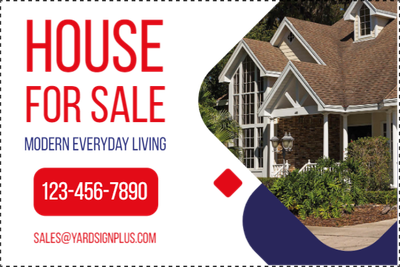 Custom Outdoor Yard Signs Multiple Sizes House for Sale