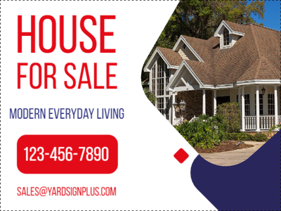 Custom Outdoor Yard Signs Multiple Sizes House for Sale