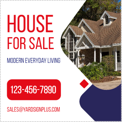 Custom Outdoor Yard Signs Multiple Sizes House for Sale