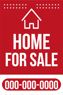 Custom Outdoor Yard Signs Multiple Sizes Home for Sale