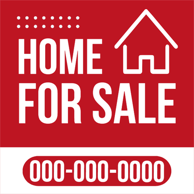 Custom Outdoor Yard Signs Multiple Sizes Home for Sale