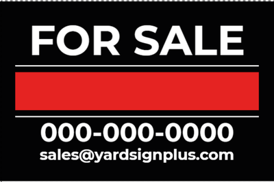 Custom Outdoor Yard Signs Multiple Sizes  Sale