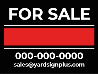 Custom Outdoor Yard Signs Multiple Sizes  Sale