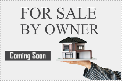 Custom Outdoor Yard Signs Multiple Sizes Sale by Owner