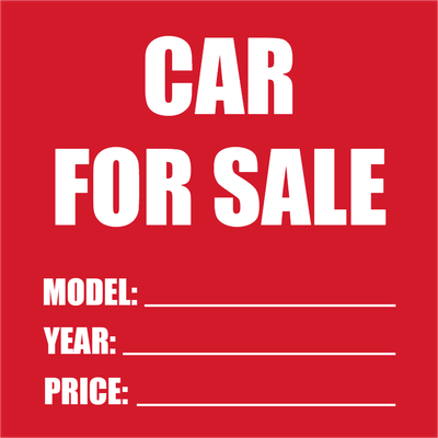 Custom Outdoor Yard Signs Multiple Sizes Car for Sale