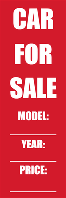 Custom Outdoor Yard Signs Multiple Sizes Car for Sale