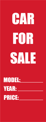 Custom Outdoor Yard Signs Multiple Sizes Car for Sale