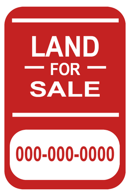 Custom Outdoor Yard Signs Multiple Sizes Land for Sale