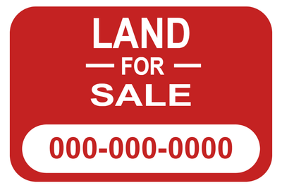 Custom Outdoor Yard Signs Multiple Sizes Land for Sale