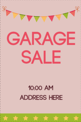 Custom Outdoor Yard Signs Multiple Sizes Garage Sale