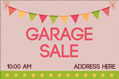 Custom Outdoor Yard Signs Multiple Sizes Garage Sale
