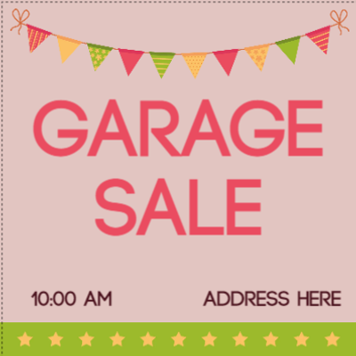 Custom Outdoor Yard Signs Multiple Sizes Garage Sale