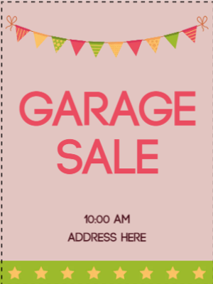 Custom Outdoor Yard Signs Multiple Sizes Garage Sale