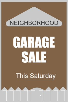 Custom Outdoor Yard Signs Multiple Sizes Garage Sale