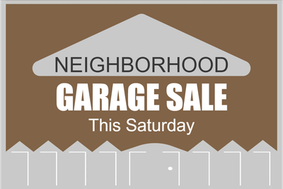 Custom Outdoor Yard Signs Multiple Sizes Garage Sale