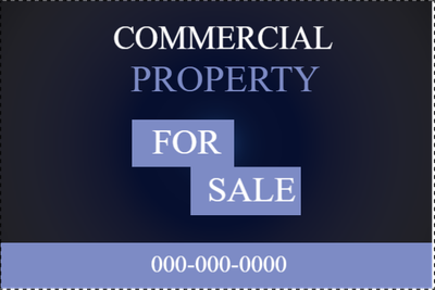 Custom Outdoor Yard Signs Multiple Sizes Commercial Property