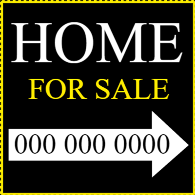 Custom Outdoor Yard Signs Multiple Sizes Home For Sale