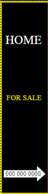 Custom Outdoor Yard Signs Multiple Sizes Home For Sale
