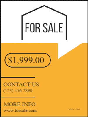 Custom Outdoor Yard Signs Multiple Sizes For Sale $1999