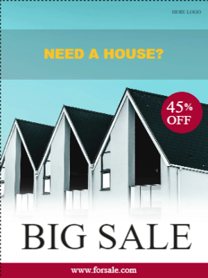 Custom Outdoor Yard Signs Multiple Sizes House For Sale