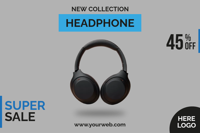 Custom Outdoor Yard Signs Multiple Sizes New Headphones