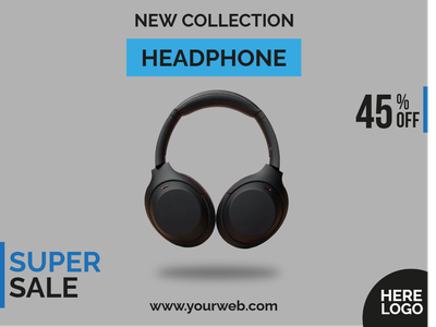 Custom Outdoor Yard Signs Multiple Sizes New Headphones