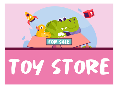 Custom Outdoor Yard Signs Multiple Sizes Toy Store