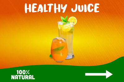 Custom Outdoor Yard Signs Multiple Sizes Healthy Juice