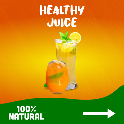 Custom Outdoor Yard Signs Multiple Sizes Healthy Juice