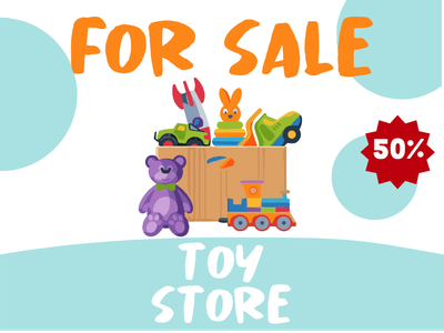 Custom Outdoor Yard Signs Multiple Sizes Toy Store