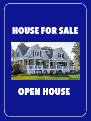 Custom Outdoor Yard Signs Multiple Sizes House For Sale