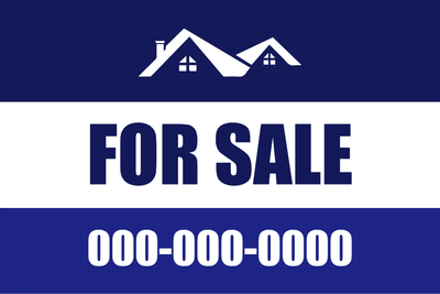 Custom Outdoor Yard Signs Multiple Sizes Residence For Sale