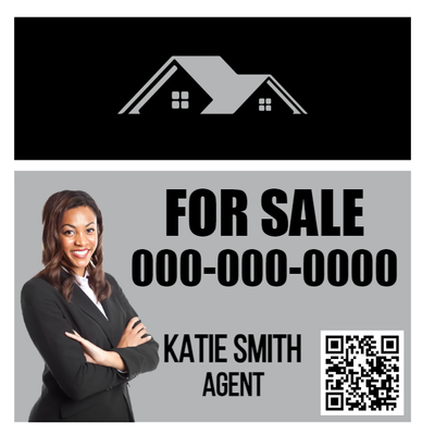 Custom Outdoor Yard Signs Multiple Sizes For Sale Agent