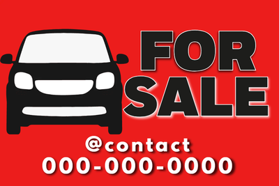 Custom Outdoor Yard Signs Multiple Sizes Automobile for Sale