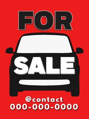 Custom Outdoor Yard Signs Multiple Sizes Automobile for Sale