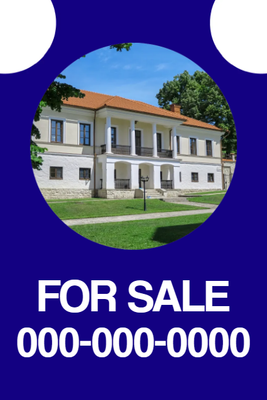 Custom Outdoor Yard Signs Multiple Sizes Mansion For Sale