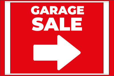 Custom Outdoor Yard Signs Multiple Sizes Garage Sale 2