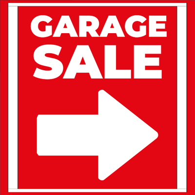 Custom Outdoor Yard Signs Multiple Sizes Garage Sale 2