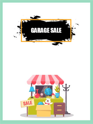 Custom Outdoor Yard Signs Multiple Sizes Garage Sale 6