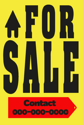 Custom Outdoor Yard Signs Multiple Sizes Property For Sale