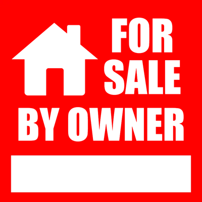 Custom Outdoor Yard Signs Multiple Sizes Selling By Owner