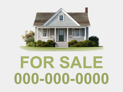 Custom Outdoor Yard Signs Multiple Sizes Fully Furnished House