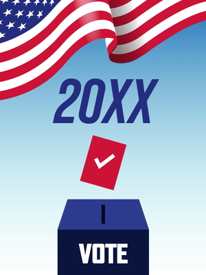 Custom Outdoor Yard Signs Multiple Sizes 20XX Vote