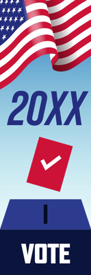 Custom Outdoor Yard Signs Multiple Sizes 20XX Vote