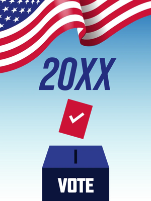 Custom Outdoor Yard Signs Multiple Sizes 20XX Vote