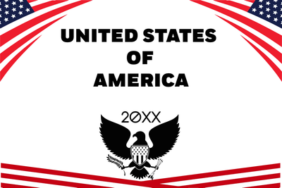Custom Outdoor Yard Signs Multiple Sizes United States Of America