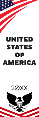 Custom Outdoor Yard Signs Multiple Sizes United States Of America