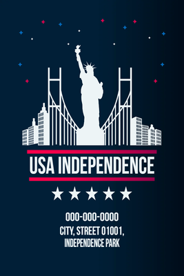 Custom Outdoor Yard Signs Multiple Sizes USA Independence